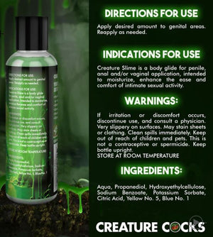 Green Slime Water Based Lube 4 oz.