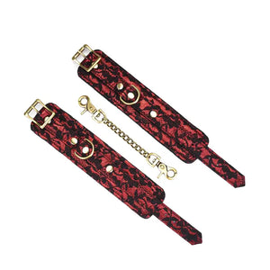 Victorian Garden Lace and Velvet Cuffs