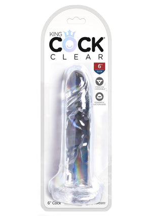 King Cock Clear 6" Dildo