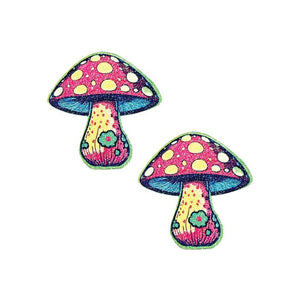 Blacklight Reactive Mushroom Pasties