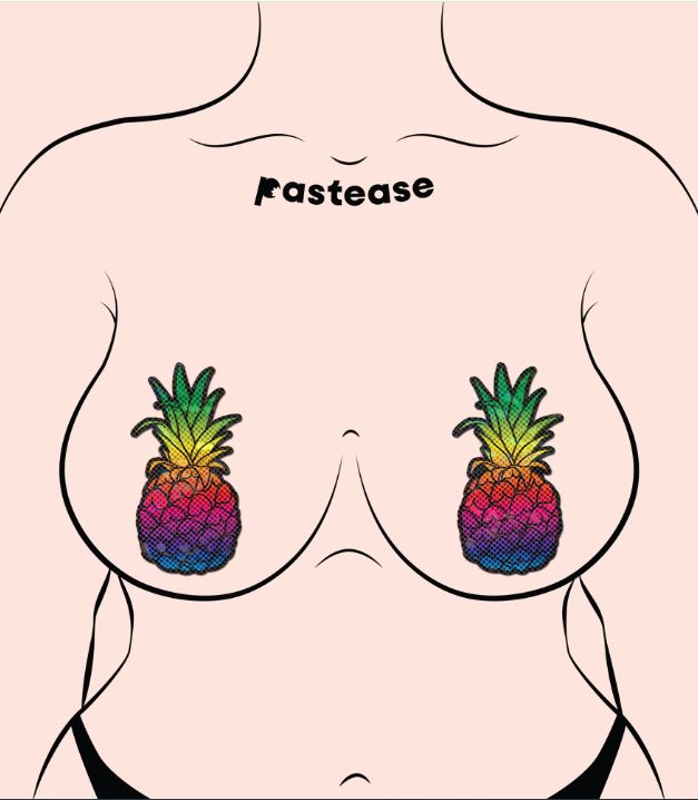 Rainbow Pineapple Pasties