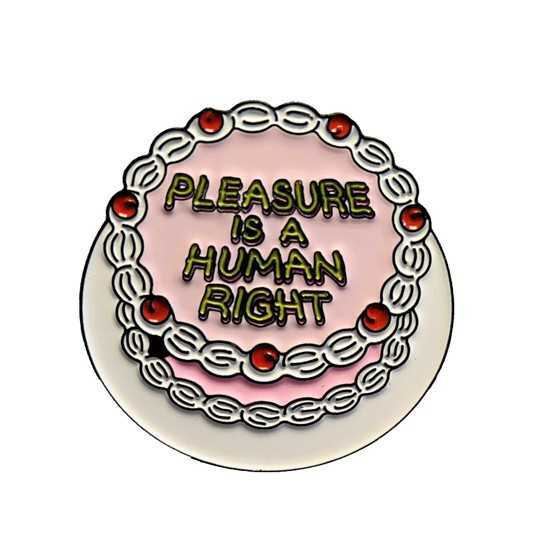 Pleasure is a Human Right enamel pin