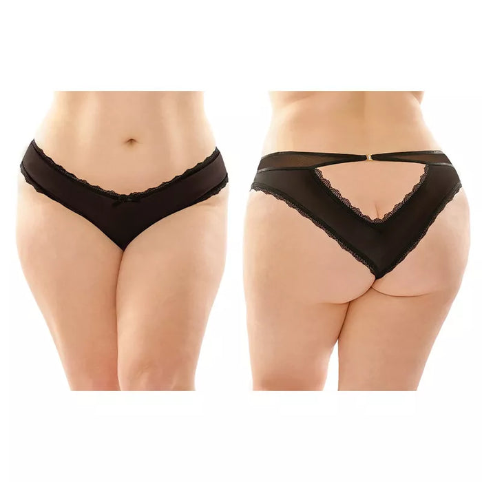 Dahlia Hipster Panty with Keyhole Cutout