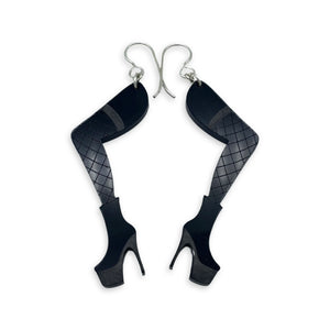 Dancer Legs Acrylic Earrings