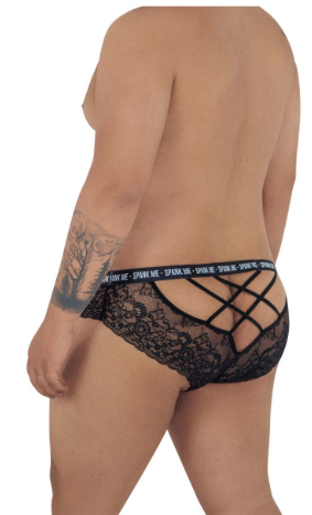 Spank Me Lace Briefs - Plus