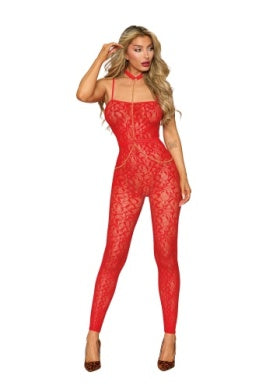 Lace Bodystocking and Harness Set