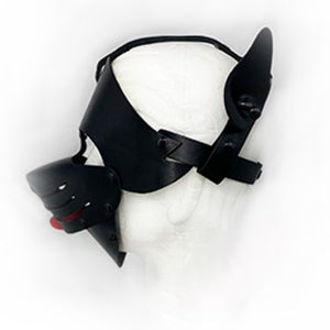 Vegan Leather Dog Hood