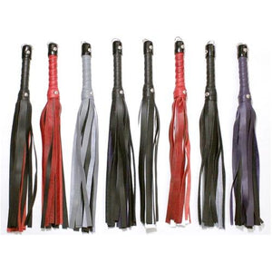 18" Deluxe Leather Flogger BDSM > Floggers & Whips Touch of Fur 