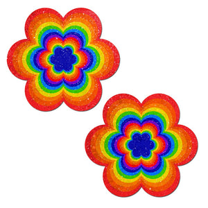 Rainbow Flower Pasties