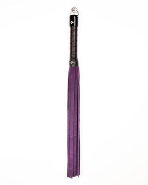 24" Classic Suede Flogger BDSM > Floggers & Whips Touch of Fur Purple 