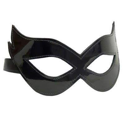 Patent Leather Cat Mask