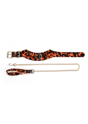 Amber Collar With Leash