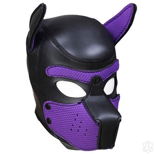 Neoprene Puppy Mask with Removeable Snout