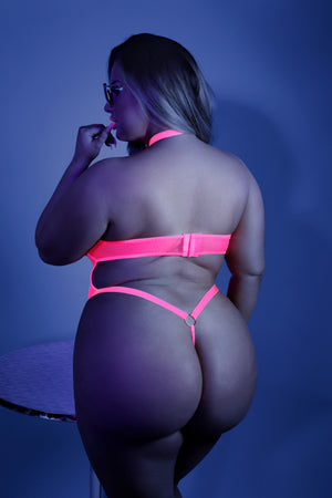 Glow All Nighter Harnessed Bodysuit