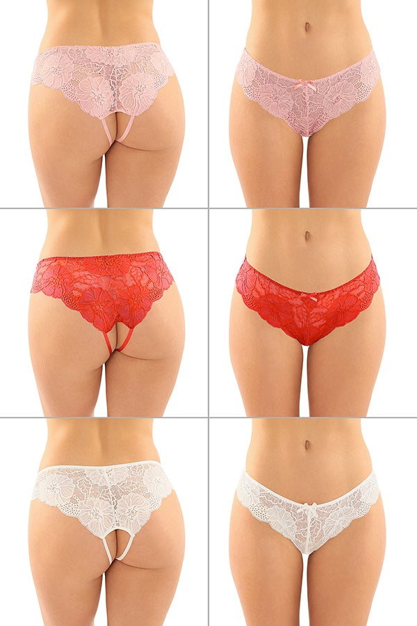 Poppy Crotchless Lace Panty