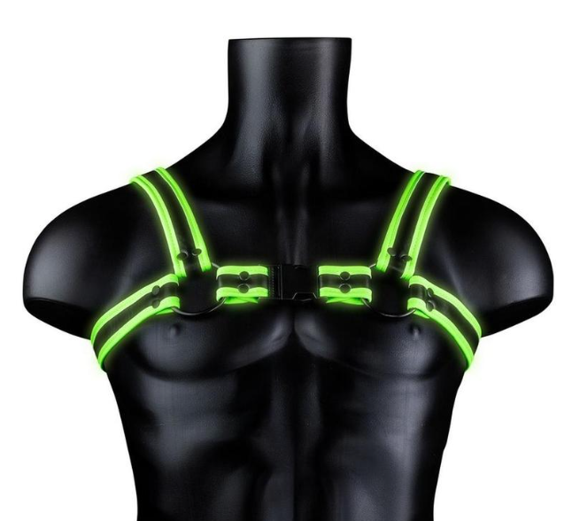 Ouch! Buckle Harness Glow in the Dark