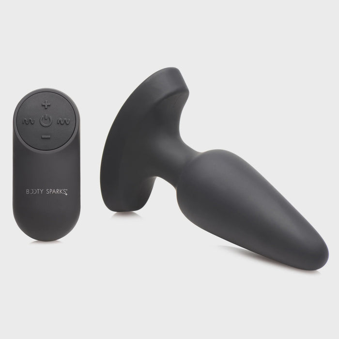 Booty Sparks Laser Heart Medium Sized Anal Plug with Remote Control
