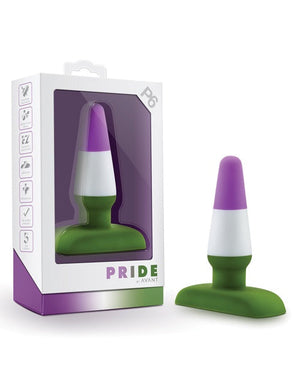 Avant P6 Genderqueer Pride Silicone Plug Anal Toys Blush Novelties 