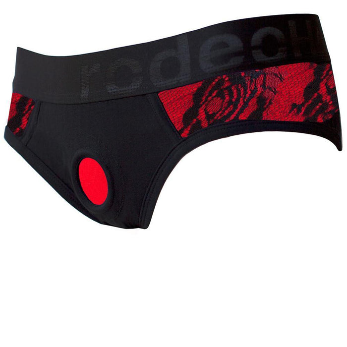 Black & Red Panty Harness