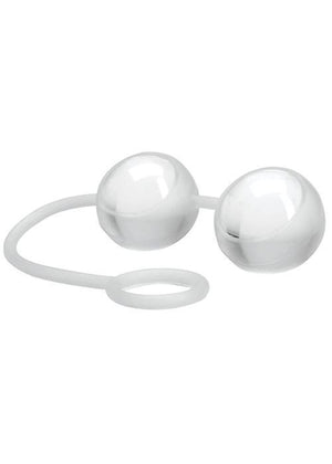 Climax Kegels Glass Ben Wa Balls with Silicone Strap Kegel Exercisers Topco 