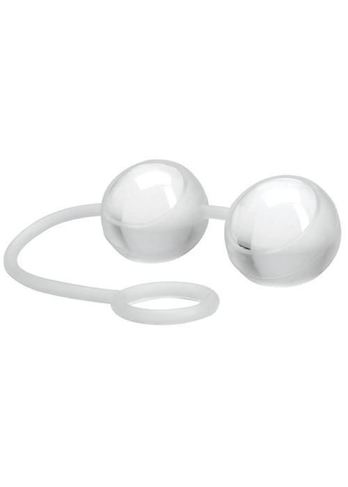Climax Kegels Glass Ben Wa Balls with Silicone Strap