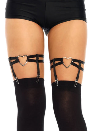 Dual Strap Elastic Garter Suspender Lingerie & Clothing > Hosiery Leg Avenue 