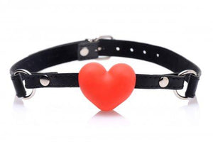 Heart Beat Silicone Heart Shaped Mouth Gag BDSM > Gags Frisky Products 