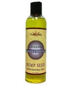 Hemp Seed Massage Oil Bath, Body & Massage Earthly Body Lavender 