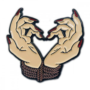 Kink Emblem Enamel Pins Bachelorette & Novelty Geeky & Kinky Bound By Love 