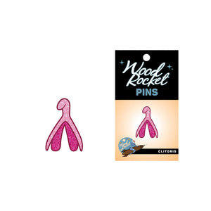 Kink Emblem Enamel Pins Bachelorette & Novelty Geeky & Kinky Clitoris 