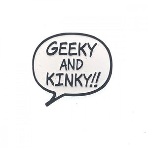 Kink Emblem Enamel Pins Bachelorette & Novelty Geeky & Kinky Geeky & Kinky!! 