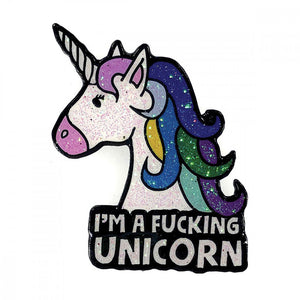 Kink Emblem Enamel Pins Bachelorette & Novelty Geeky & Kinky I'm a Unicorn 