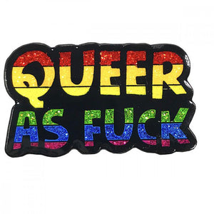 Kink Emblem Enamel Pins Bachelorette & Novelty Geeky & Kinky Queer As Fuck 