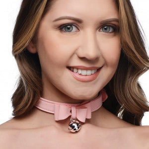 Kitty Cat Bell Collar BDSM > Collars Master Series Pink 