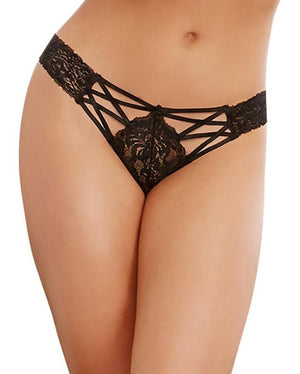 Lace Up Cheeky Panty Lingerie & Clothing > Panties Dreamgirl International Lingerie 
