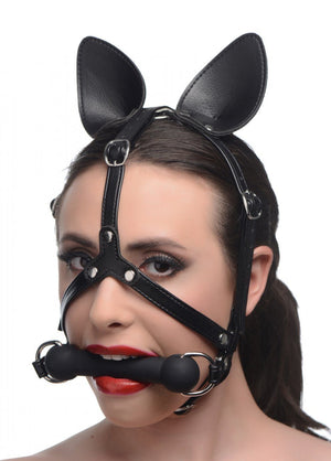 Master Series Dark Horse Pony Head Harness with Bit BDSM > Gags Master Series 