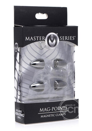Master Series Mag Points Magnetic Nip Clamp Set BDSM > Nipple and Clitoral Not specified 