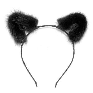 Mink Fur Cat Ears Lingerie & Clothing > Accessories Touch of Fur 