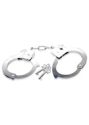 Official Metal Handcuffs BDSM > Restraints Pipedream Silver 
