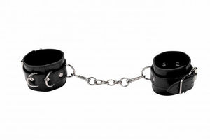Ouch Leather Cuffs BDSM > Restraints Shots Toys Black 