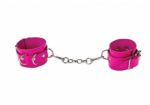 Ouch Leather Cuffs BDSM > Restraints Shots Toys Pink 