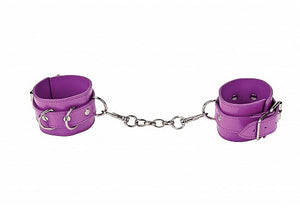 Ouch Leather Cuffs BDSM > Restraints Shots Toys Purple 