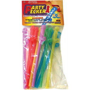 Party Pecker Straws 10 pack Bachelorette & Novelty Hott Products 