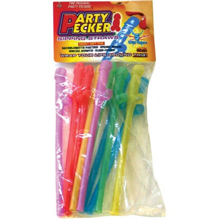 Party Pecker Straws 10 pack