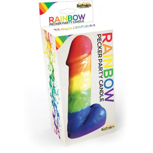Rainbow Pecker Party Candle Bachelorette & Novelty Hott Products 