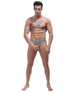 Rip Off Harness Set Lingerie & Clothing > For Men Male Power Blue 
