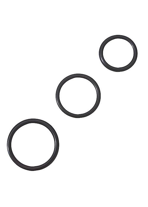 Rubber Cock Ring Set