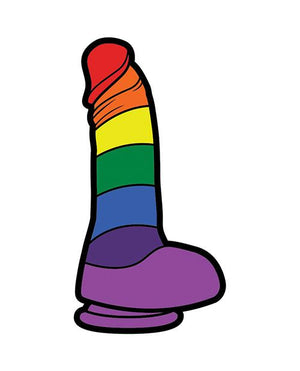 Sex Toy Pins Bachelorette & Novelty Wood Rocket Gay Pride Dildo 