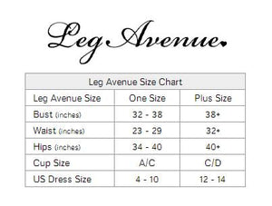Shredded Cut-Out Teddy Lingerie & Clothing > Lingerie Leg Avenue 