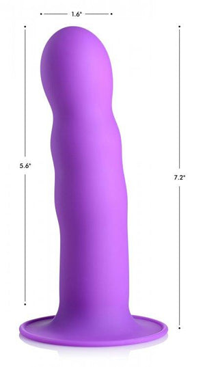 Squeeze-It Silexpan Dildo Dildos XR Brands Purple 